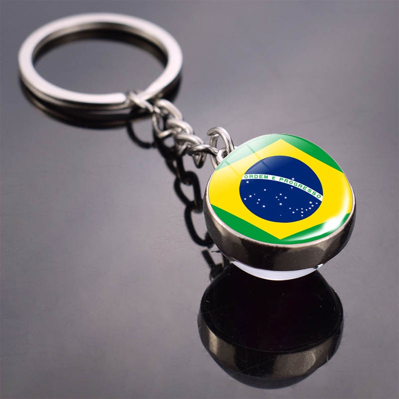 New Fashion South American Countries National Flag Double Side Glass ...