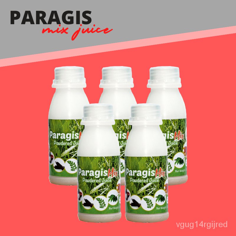 Best Seller 5 Bottles Original Paragis Mix Powder Juice Herbal Drink with Japanese Ashitaba