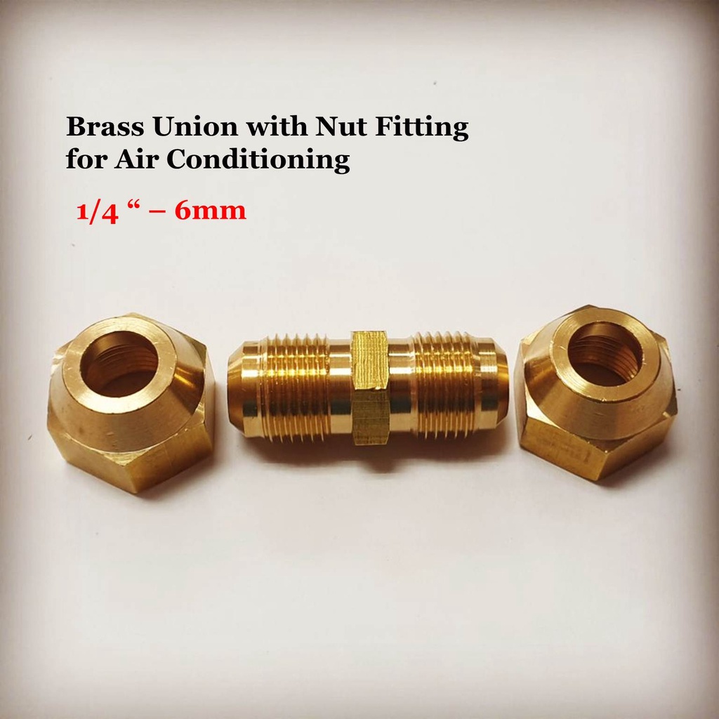 Brass Union with Nut Fitting for Air Conditioning | Shopee Philippines