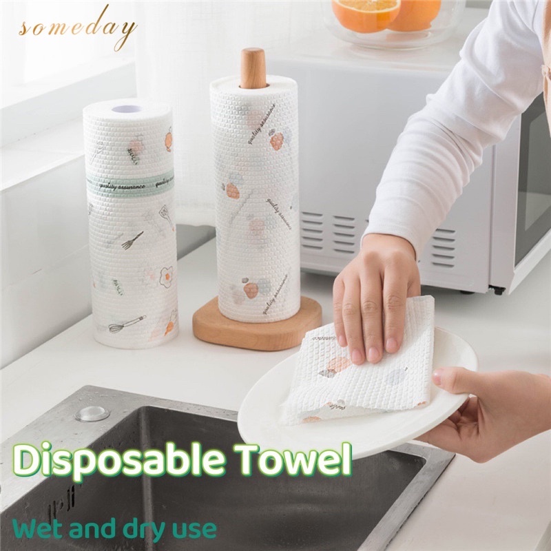 Disposable Clean Lazy Rag Paper Kitchen Oil Absorbent Paper Towels ...