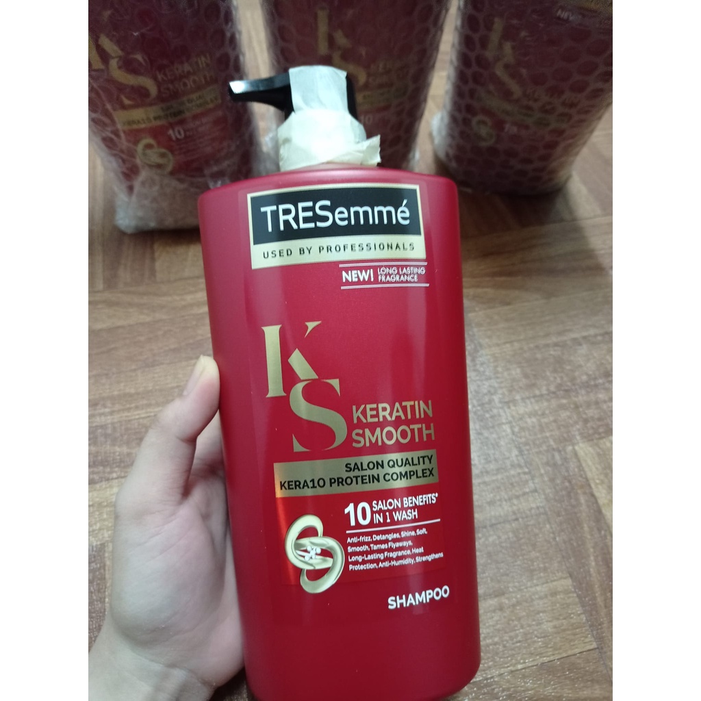 TRSME Keratin Smooth Anti-Frizz and Hair Straightener Shampoo for Dry 