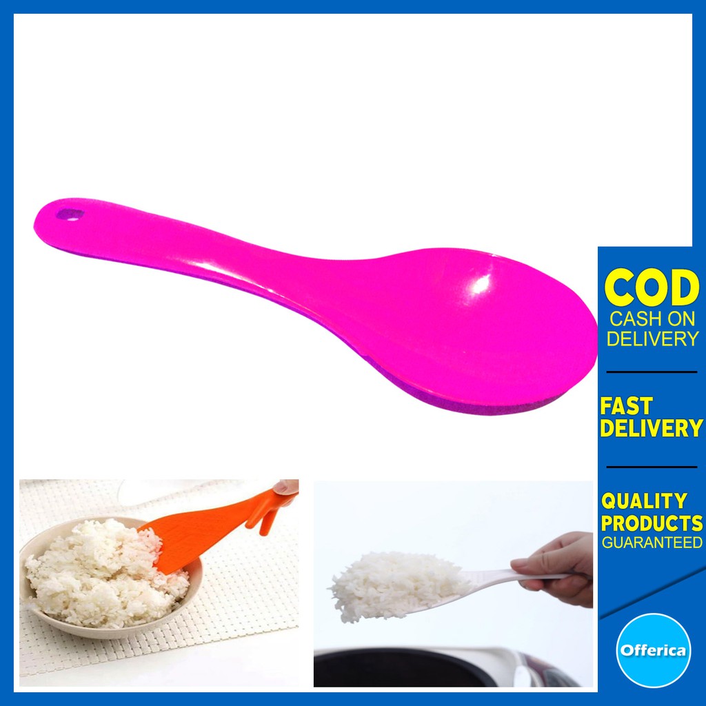 Rice Spoon Rice Serving Spoon Rice Paddle Rice Ladle Spoon Spatula Rice ...