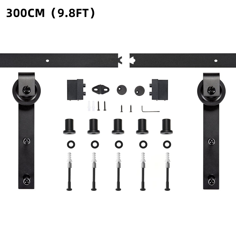 1set Barn Door Slide Track Barn Door Guide Sliding Rail Close Slides