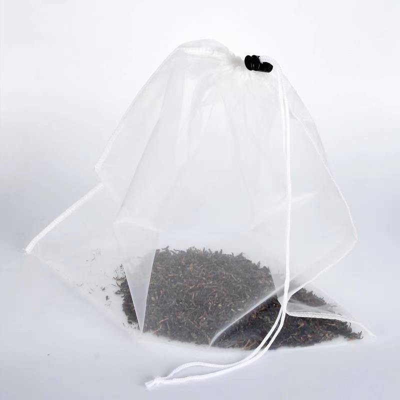 Tea Net Pouch Filter Cloth Square Pearl Pouch Strainer Thin Net Tea