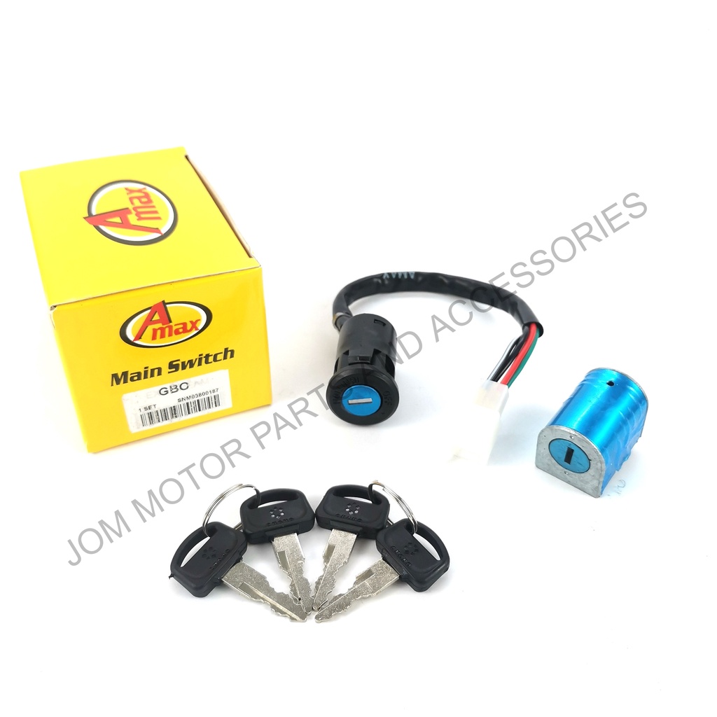 Honda GBO Lamp PETAK MAIN SWITCH ASSY Key SWITCH SET | Shopee Philippines