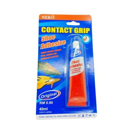 Shoe Adhesive Glue for Leather Vinyl Rubber Cork Canvas Contact Grip 40