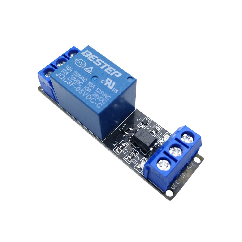 1 Channel Relay Module 5V Low Level Trigger Optocoupler Isolation Relay ...