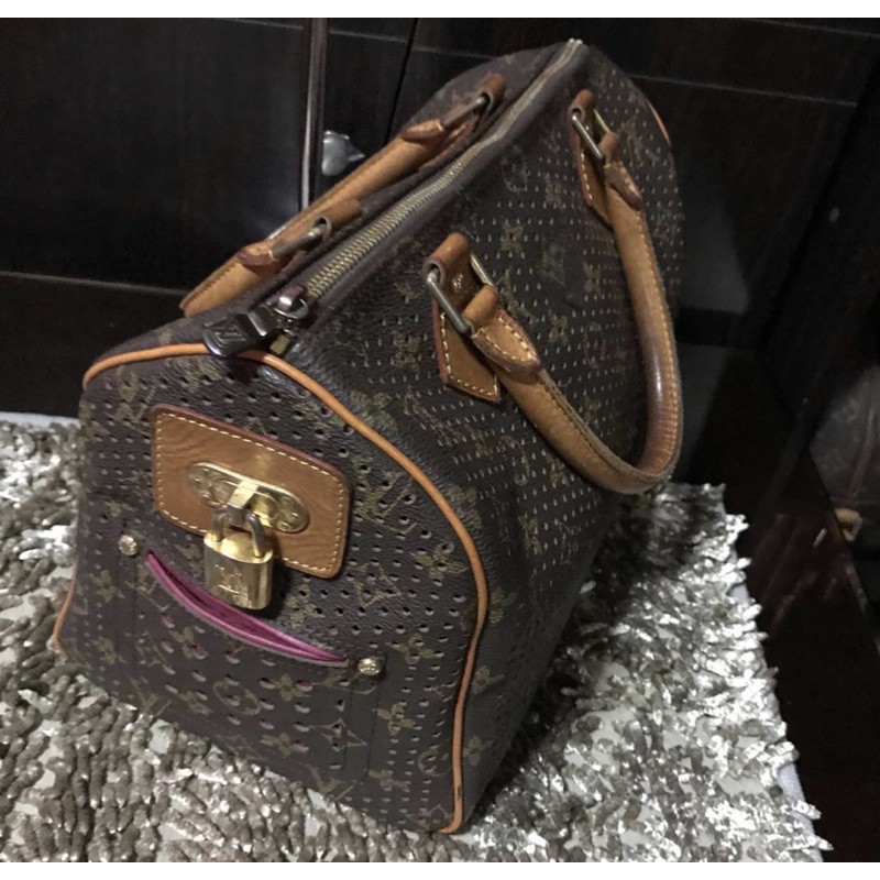 LV Speedy Perforated, Luxury, Bags & Wallets on Carousell