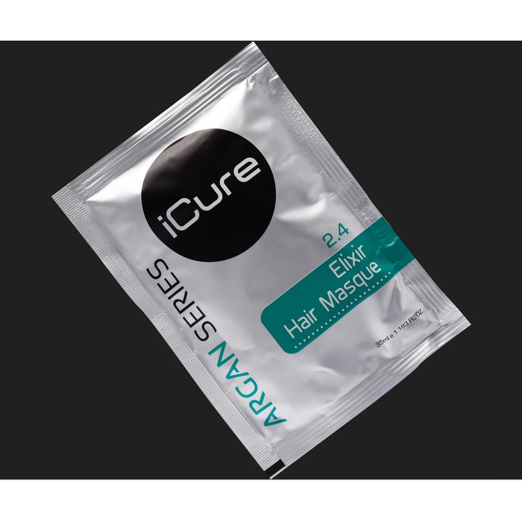 iCure Argan Hair Mask Sachet 35mL Shopee Philippines