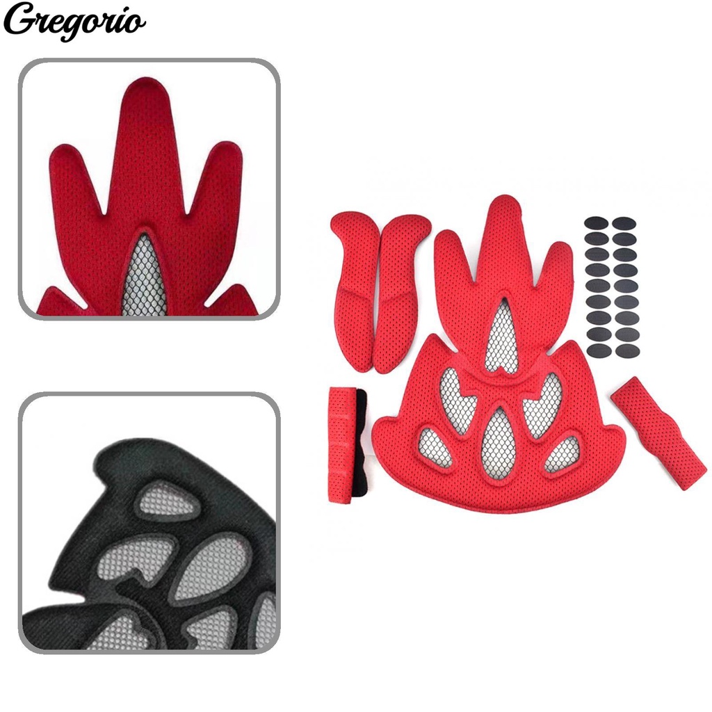 Gregorio Integrated Helmet Liner Pad Detachable Helmet Inner Padding