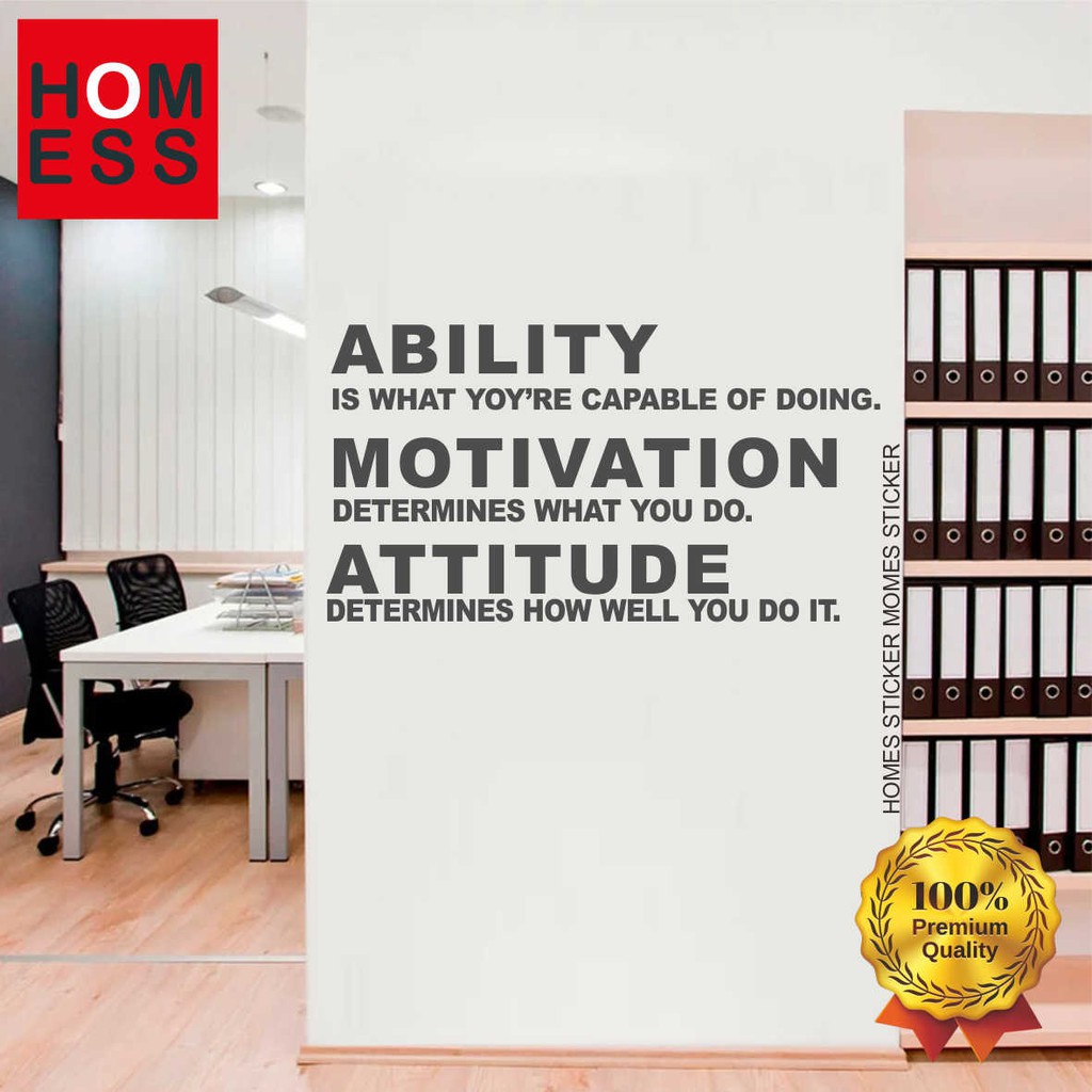 Wall Stickers Quotes Motivational Quotes Teamwork Workroom Office ...