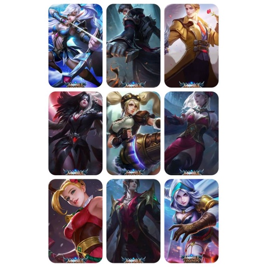 ML Legends Photocards Mobile legends Photos Mobile Legends Laminated Photocards