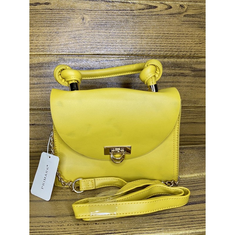 Yellow cheap bag primark