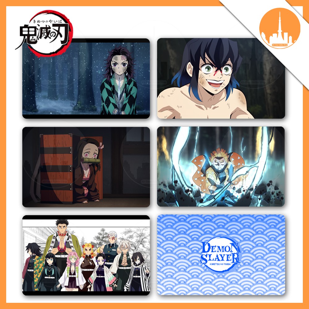 Kimetsu no Yaiba (Demon Slayer) Anime MATTE Character Photo Cards ...