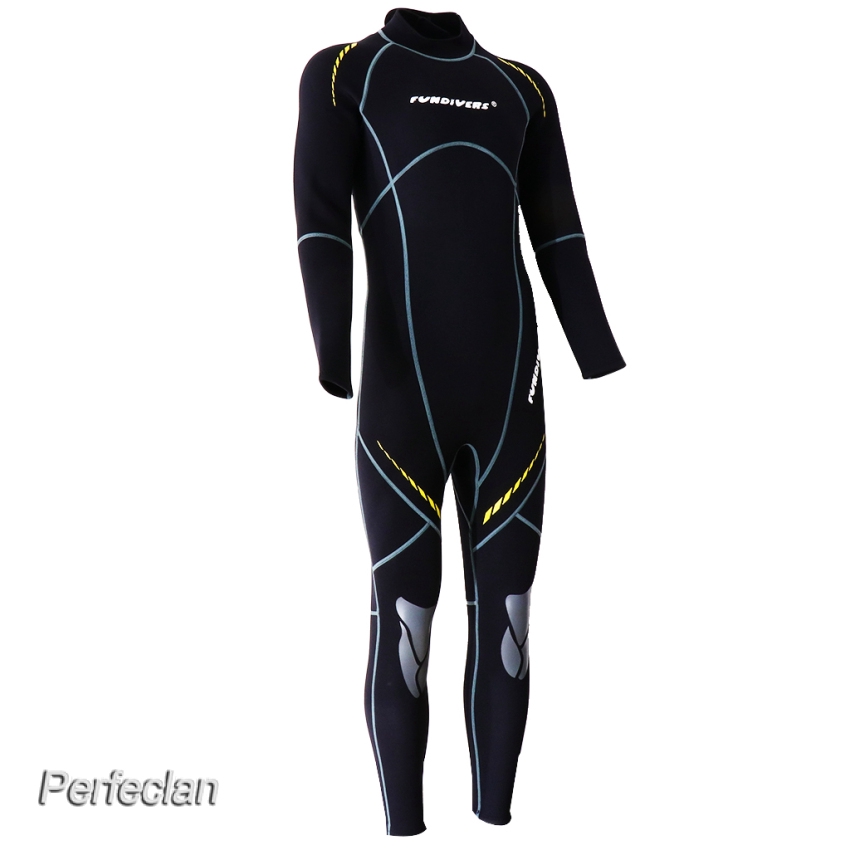 Full Body Cover Wetsuit Long Sleeves Dive Skin Suit for Men & Teens
