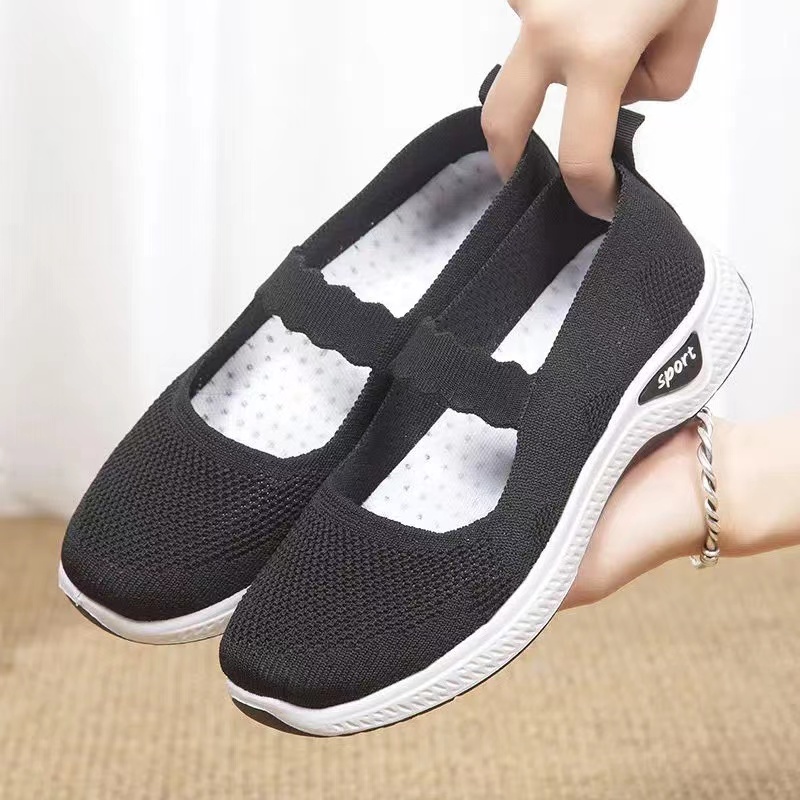【HHS】 Simple Korean Fashionable Black casual shoes footwear sneakers ...
