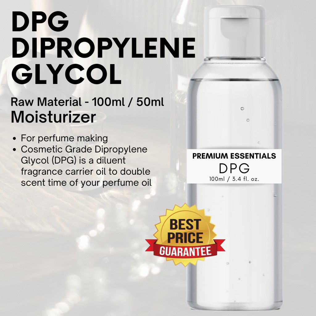 DPG FOR PERFUME MAKING 100ml/50ml DIPROPYLENE GLYCOL, COLOGNE MAKING