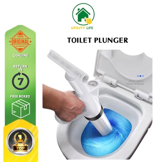 Toilet Plunger, Drain Unblocker, Powerful Manual Pneumatic Dredge