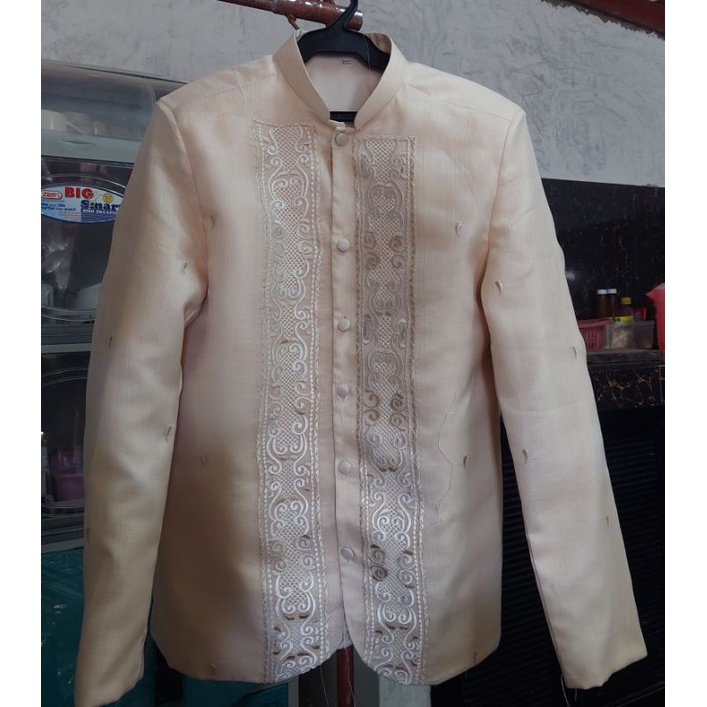 Light Mocha Coat Barong | Shopee Philippines