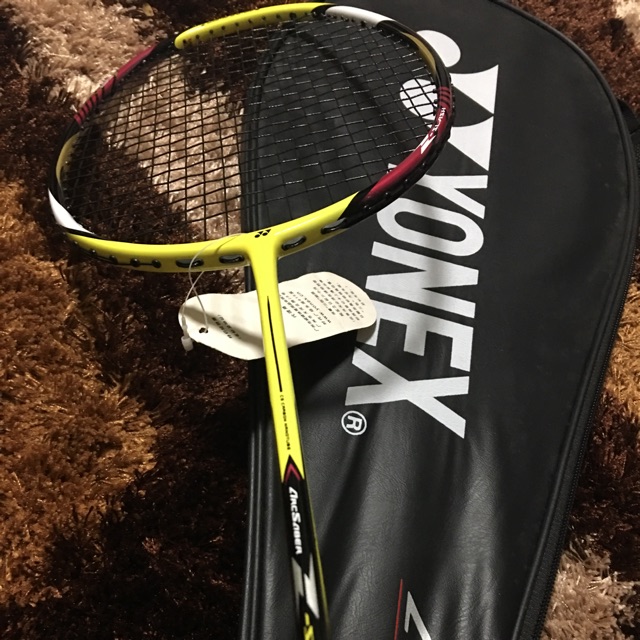Yonex Arcsaber Z slash Yellow Badminton Racket | Shopee