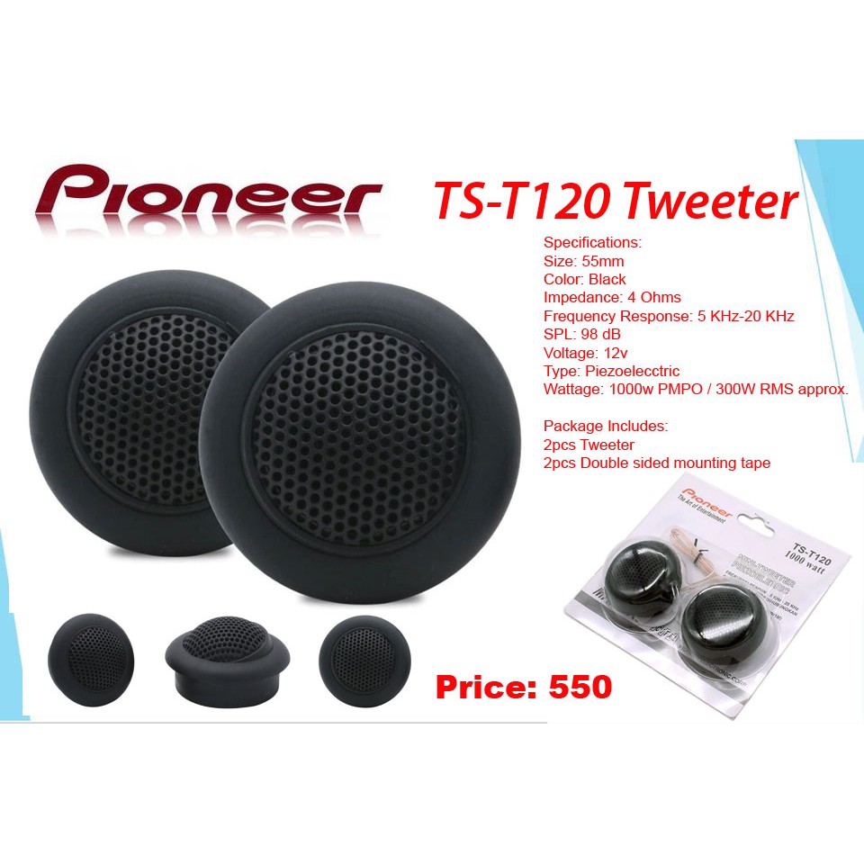 Tweeter Pioneer T35 300w