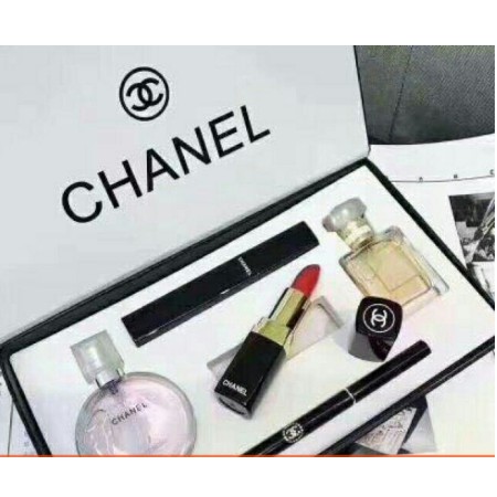 Chanel 5 In 1 Gift Set Makeup Perfume Box