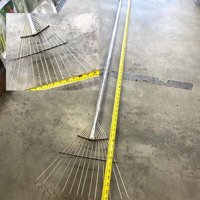 (OUTSIDE) Iron LEAF ROOTS RAKE IRON ROD 蜓草 | Shopee Philippines