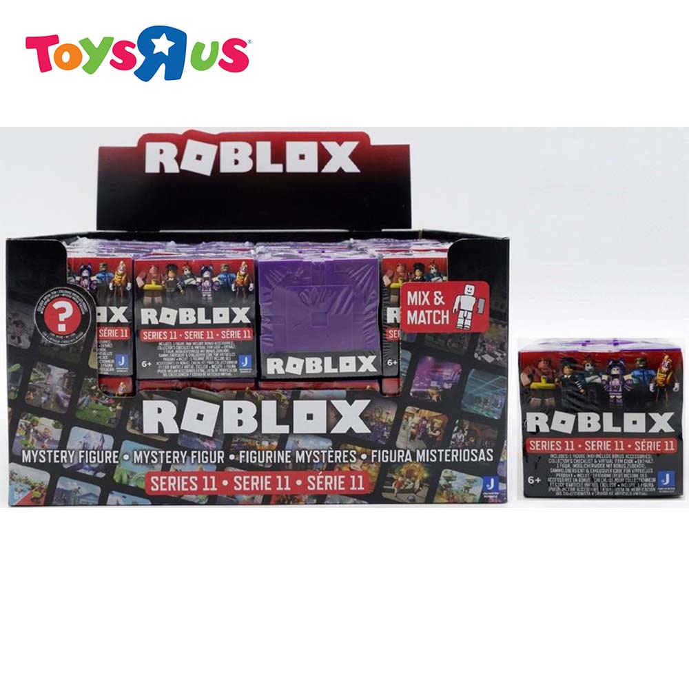 Roblox Series 11 Figure & Virtual Item Code Purple Blind Bag Box