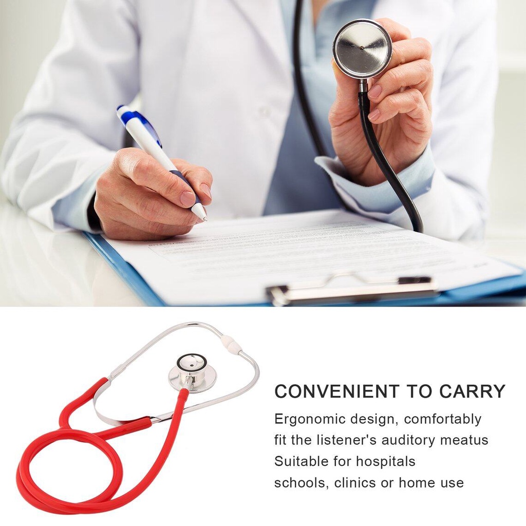 Best Discount Doublesided Stethoscope Single Tube Doctors Nurse