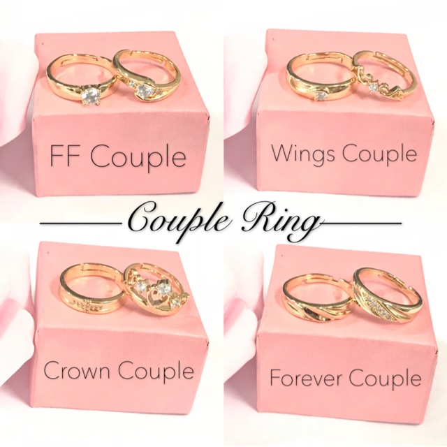 Couple on sale ring shopee