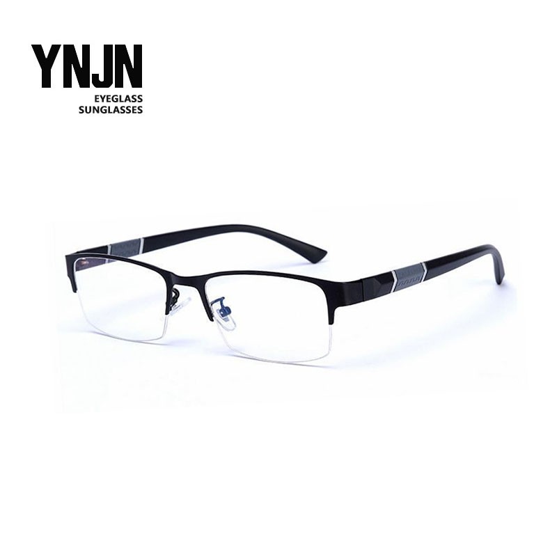 YNJN New Classical Half Frame Eyeglass Anti Radiation Eyeglasses Replaceable Lens Unisex