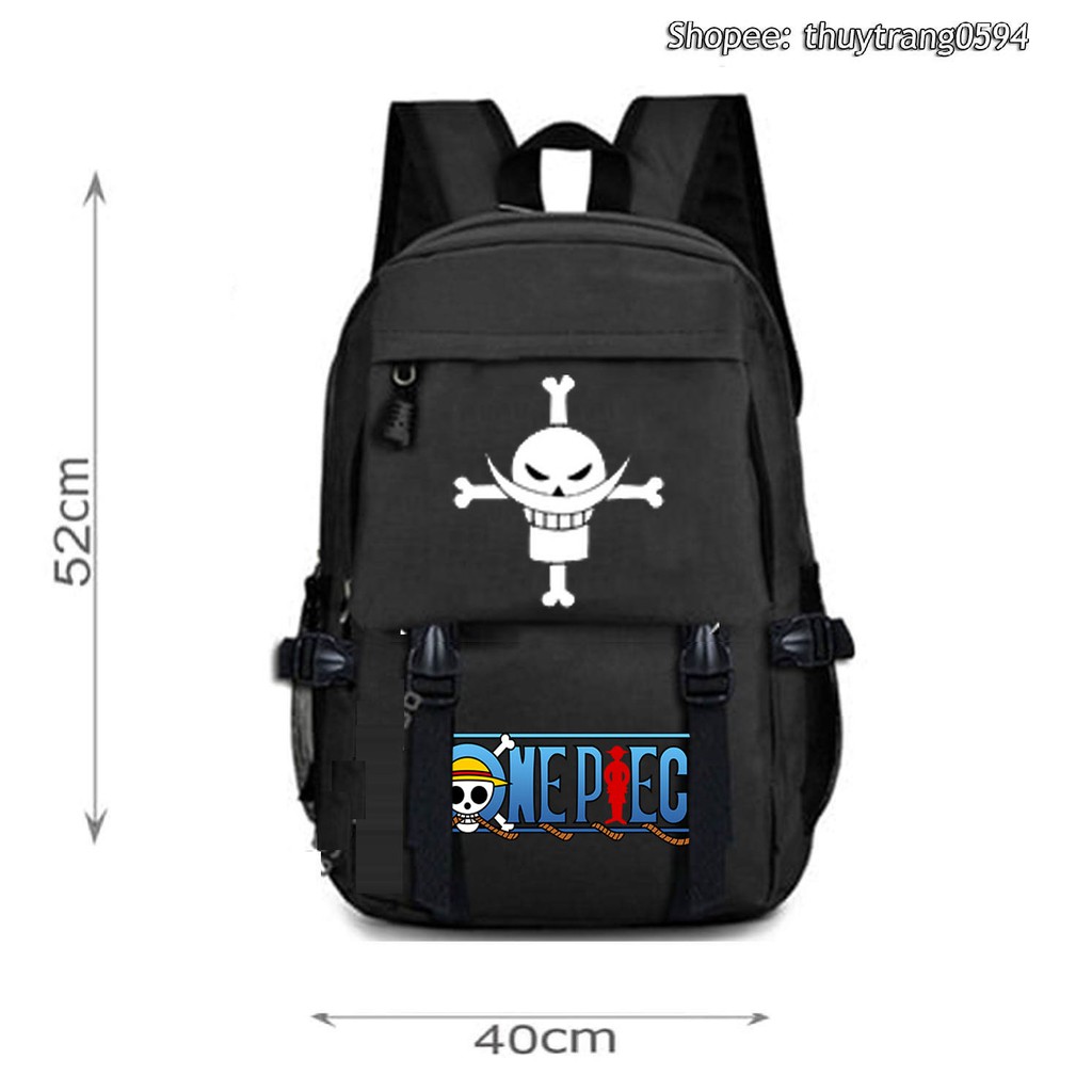 One Piece High Quality School Backpack Pirate Island, Luffy Backpack, Zoro, Sanji, Law, Ace