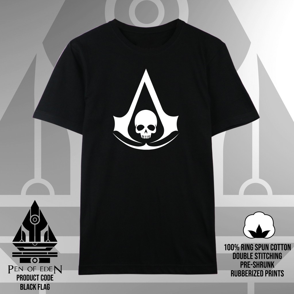 Assassin's Creed Shirt - Black Flag (Assassin's Creed) | Shopee Philippines