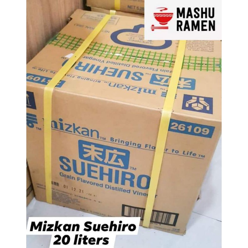 Authentic Mizkan Suehiro Grain Flavored Distilled Vinegar 20 liters