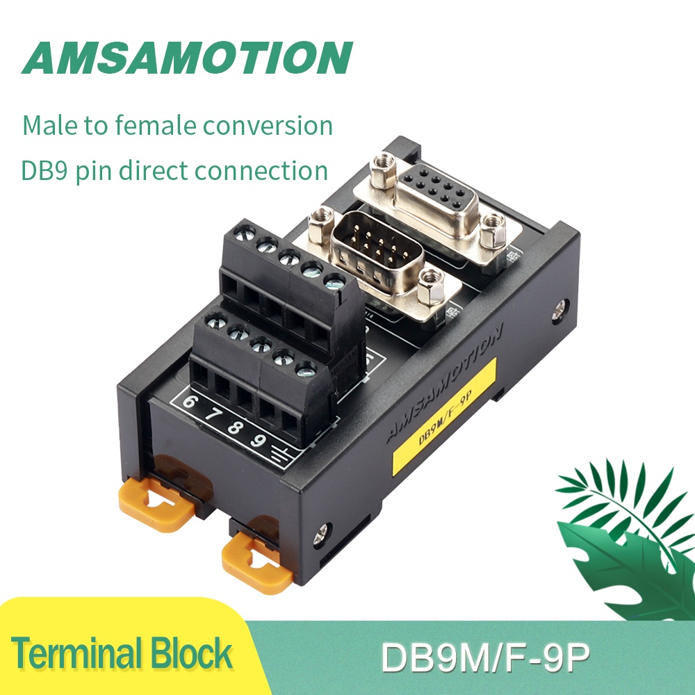 DB9 Male Female Port Terminal Block Cable to 10 pin Hub Switch Serial ...