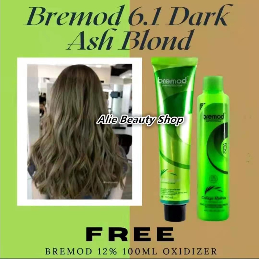 Bremod 6.1 + Bremod 12 100ml Oxidizer FREE Dark Ash Blond Bremod