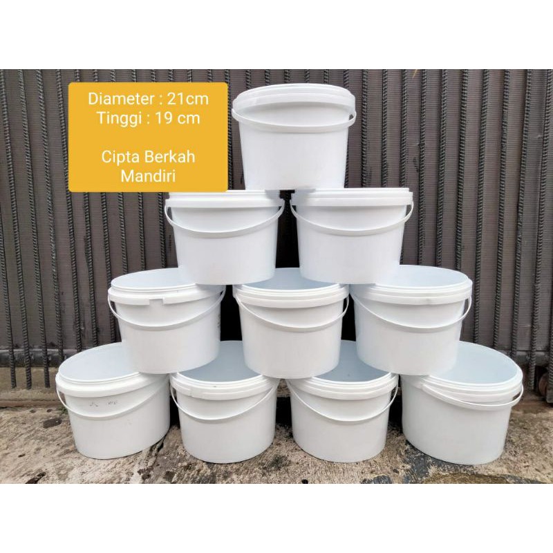 Used food Bucket 5kg Used Plastic Bucket Jam 5kg Used ice cream Bucket