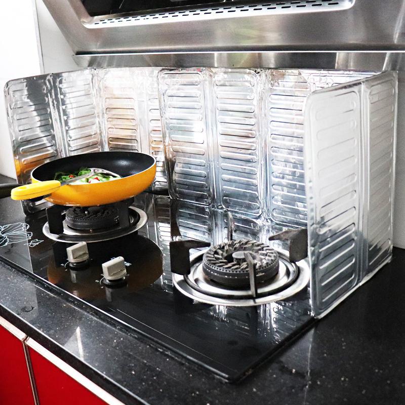 Nordic High Temperature Resistance Kitchen Stove Splash Guard Aluminium  Foil Plate Gas Stove Oil Splatter Induction Cooker Cooktops Screens Cooking  Frying Insulate Splash Proof Baffle