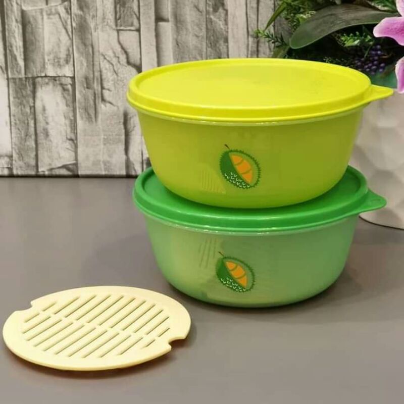 Tupperware Used Durian Durian Odor Resistant (2pcs) Shopee Philippines
