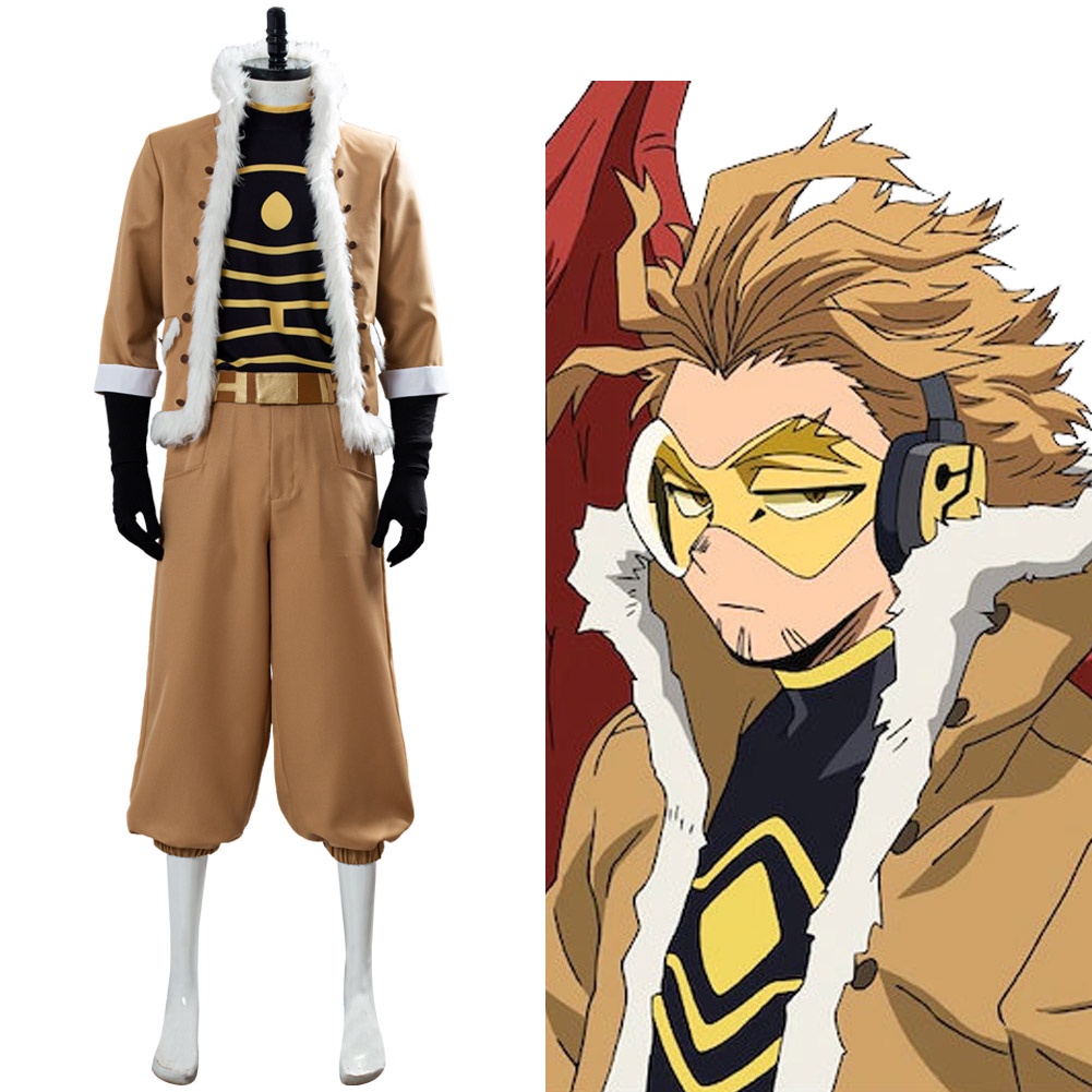 My Hero Academia Wing Hero Hawks Keigo Takami Cosplay Costume coscarnival main image 0