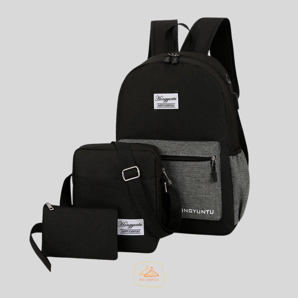 𝙆𝙉𝙁 School Backpack for Men and Women #RGY8 | Shopee Philippines