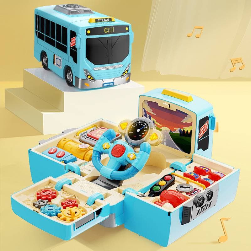 R3E Transform Bus Little Bus Convertible Driving Play Transforming Toy ...