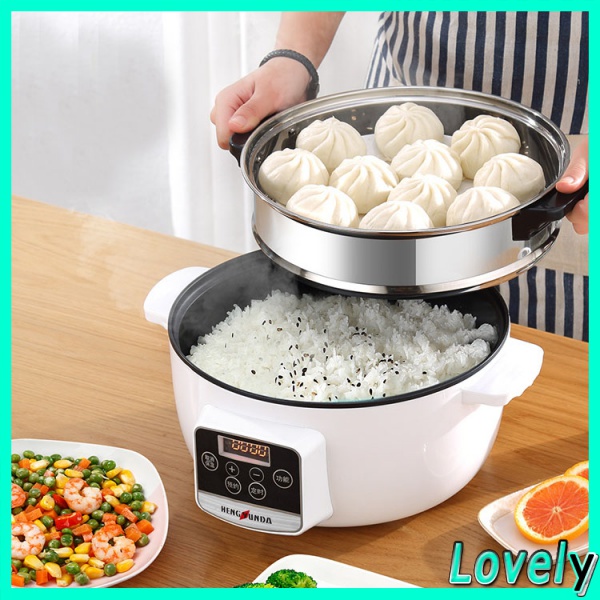 ☒Electric Wok Electric Hot Pot Rice Cooker Multifunction Electric