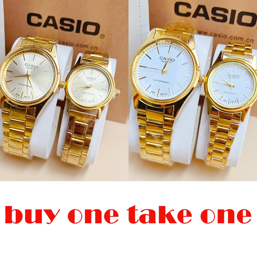 Casio watch couple price on sale