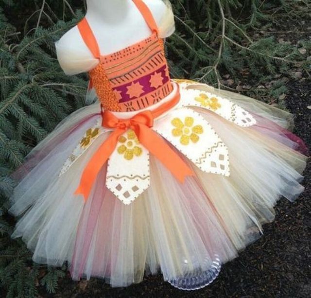 Moana tutu dress best sale