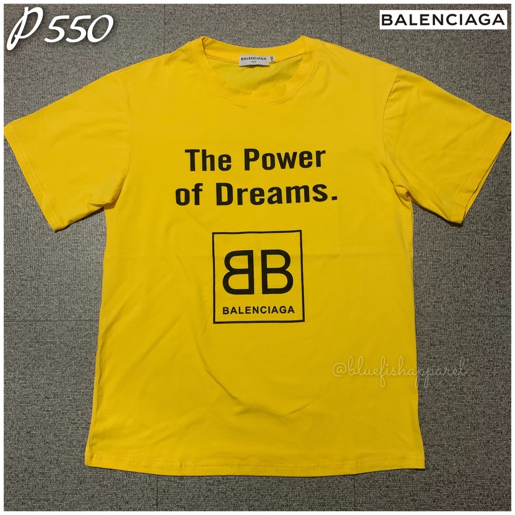 Balenciaga hot sale yellow tee