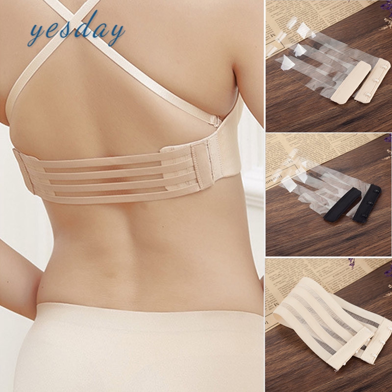 Women Bra Extender 1 Rows 3 Hooks Elastic Hollow Out Back Clasp for  Underwear