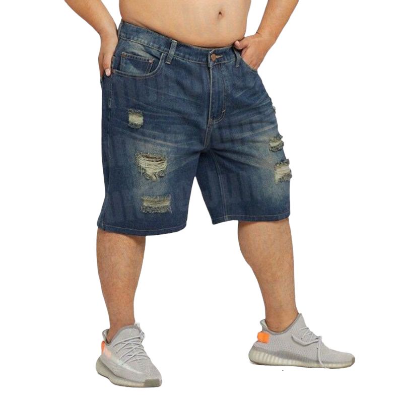 Men's Short Ripped Jeans For Adult Super Jumbo Premium Latest Original ...