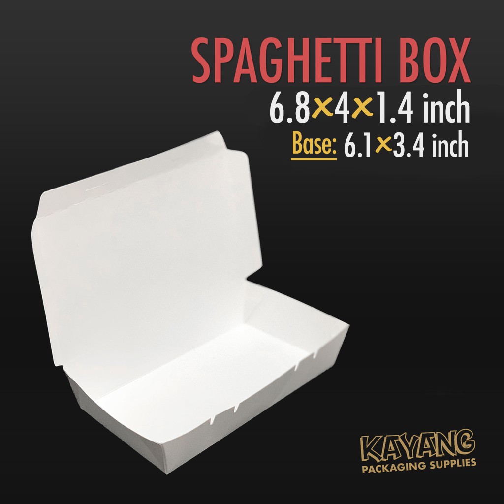Spaghetti Takeout Box [25 pcs] Laminated 550cc Meal box Food