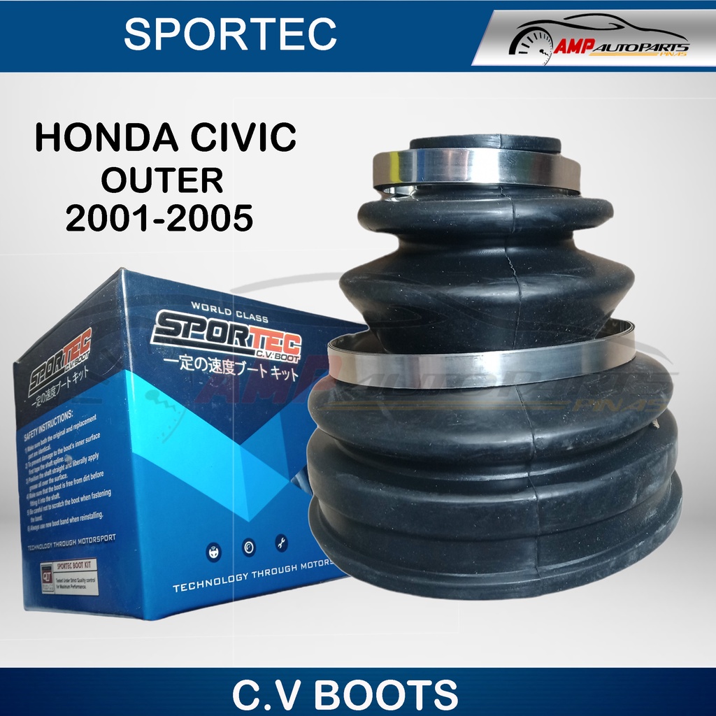 CV Boot Kit for Honda Civic 20012005 Outer /CV BOOTS (With Tripod) Shopee Philippines